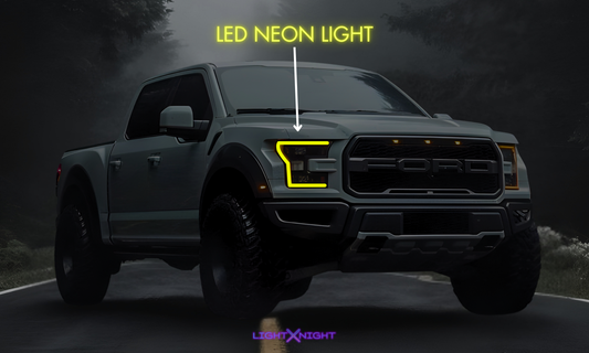 Ford F-150 Raptor Horizontal Neon Poster