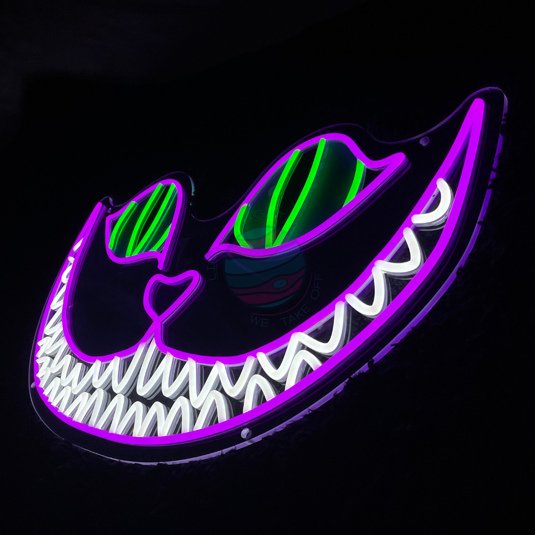 Cheshire Cat Neon Sign