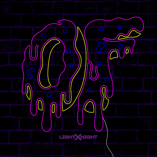 🚀 Drip Out Your Space with Odd Future Energy
Step into the wild, rebellious, and colorful world of Tyler, The Creator and Odd Future with the "Drippin" Neon Sign by Light X Night. Inspired by OF’s iconic aesthetic, melting visuals, and Tyler’s creative chaos, this neon piece is perfect for fans who love bold self-expression, wild beats, and boundary-pushing art.
💡 Vibrant LED Neon Glow with a Drippin' Effect
This premium LED neon sign features a dripping, melting design, bringing the psychedelic and surr