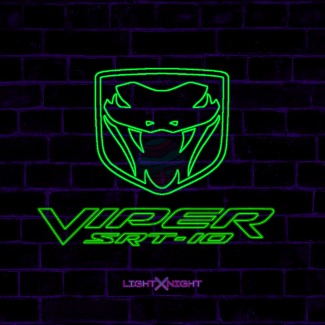 Dodge Viper SRT-10 Neon Sign
