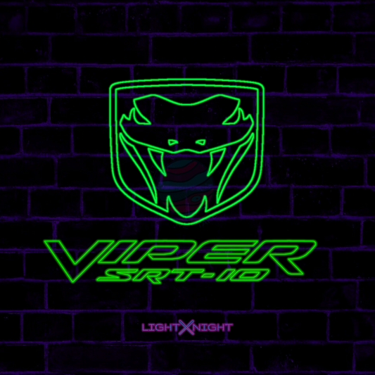 Dodge Viper SRT-10 Neon Sign