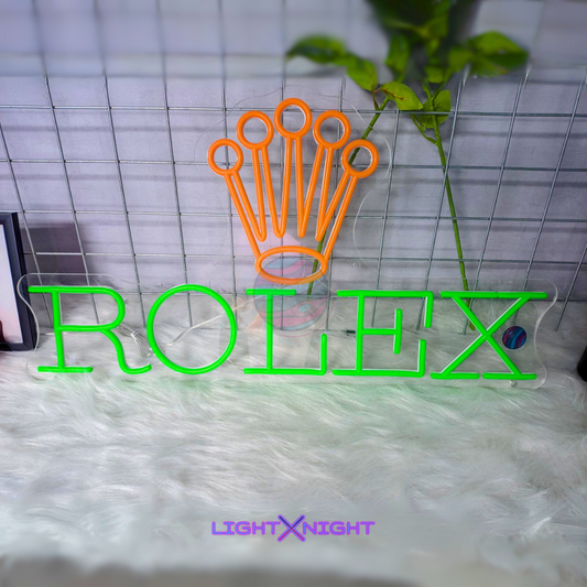 Rolex Led Neon Sign, Rolex Neon Light, Light X Night Rolex Neon Sign