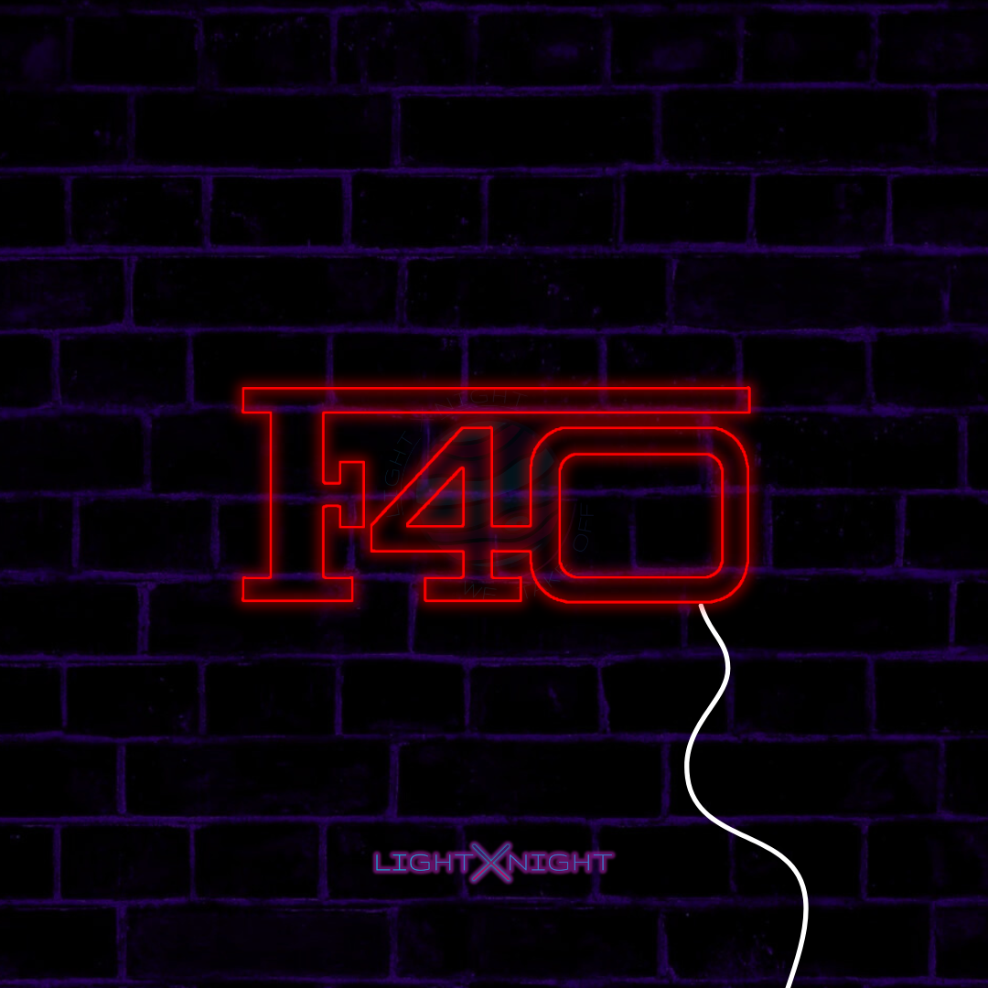 Ferrari F40 Neon Sign