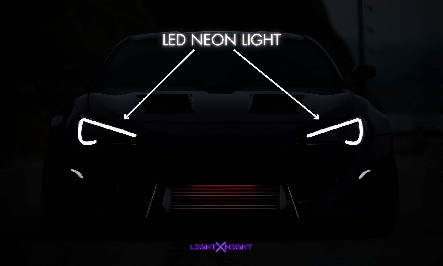 Subaru BRZ Horizontal Neon Poster