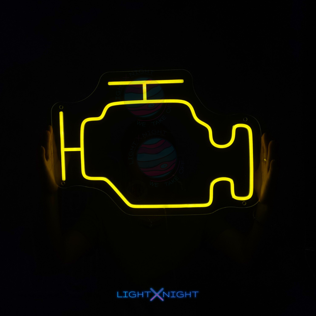 Check Engine Neon Sign