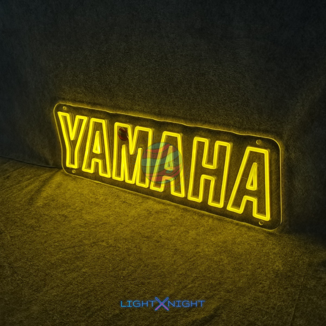 Yamaha Font Neon Sign