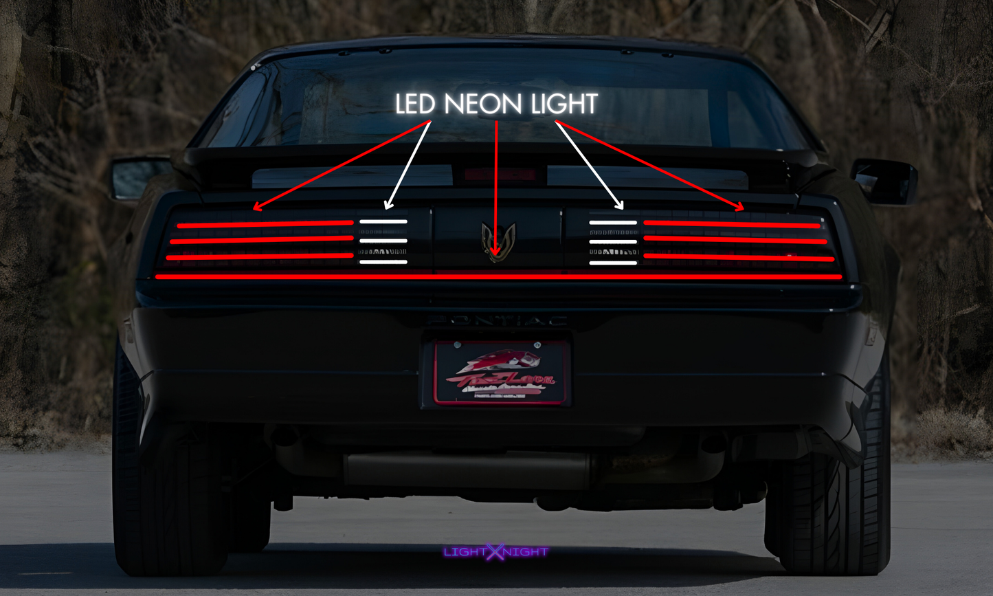 Custom Pontiac Neon Poster