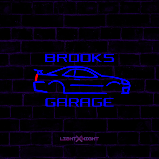 Brooks Garage Neon Sign