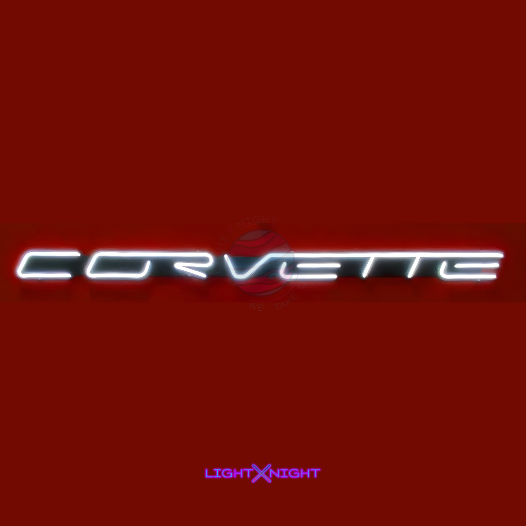 Corvette Font Neon Sign