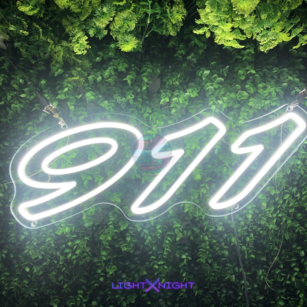 Porsche 911 LED neon sign