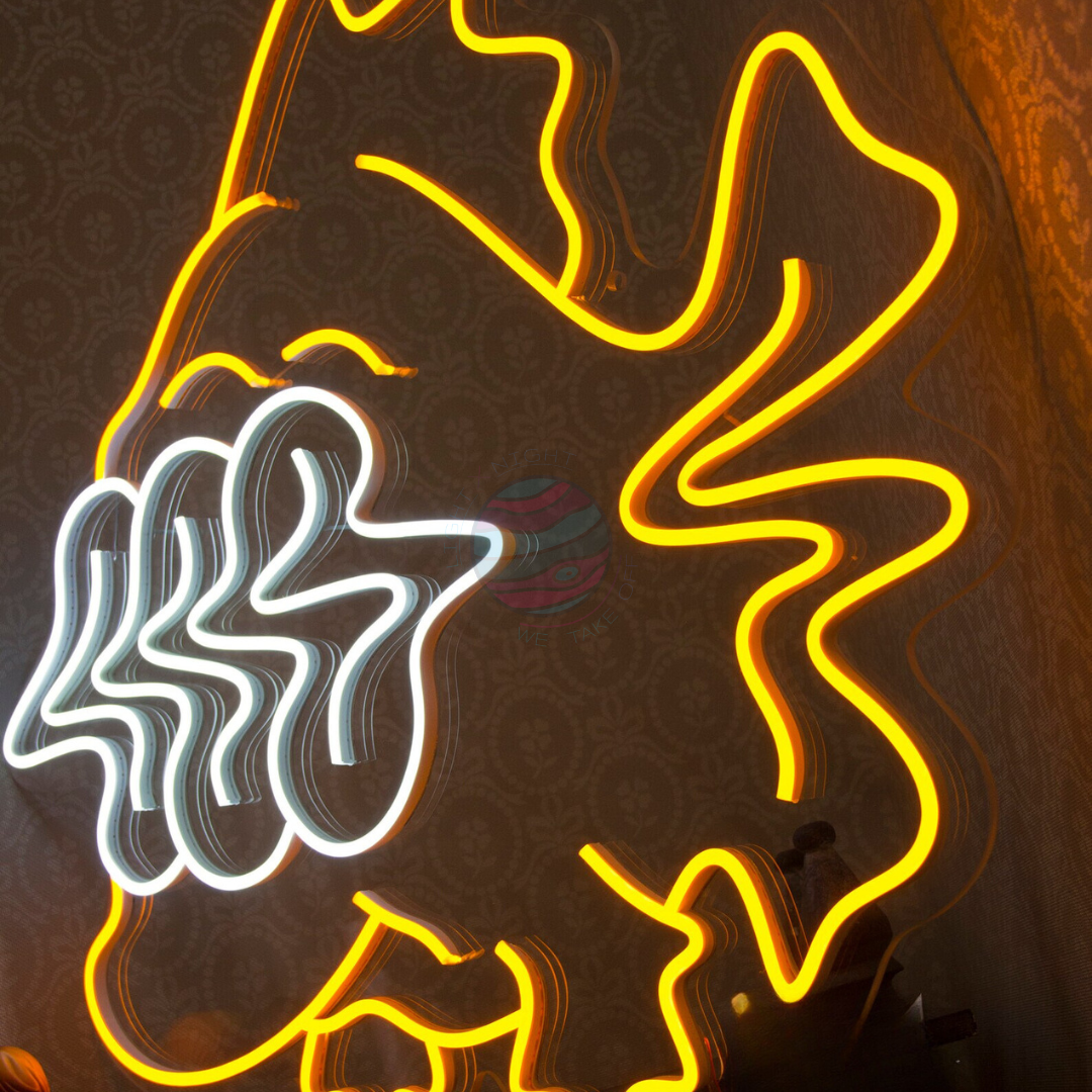 Three Eyed Fish Neon Sign