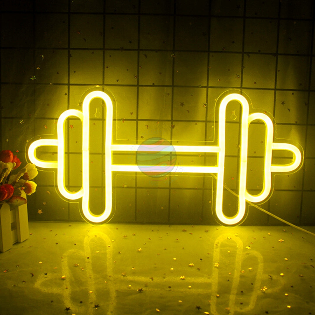 "Dumbbell" Neon Sign