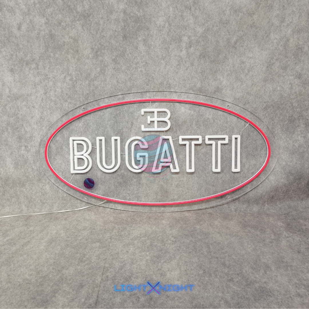 Bugatti Neon Sign