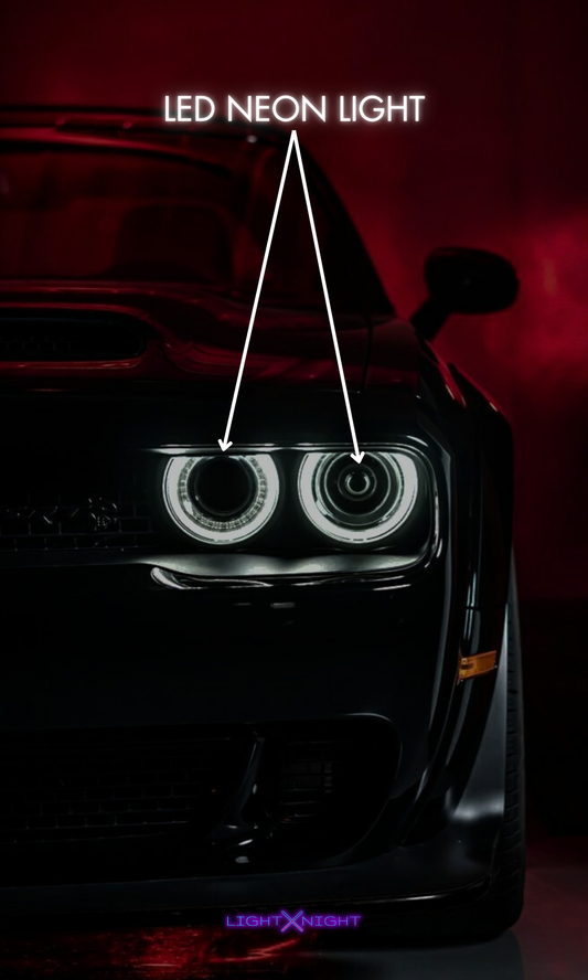 Dodge Demon Neon Poster