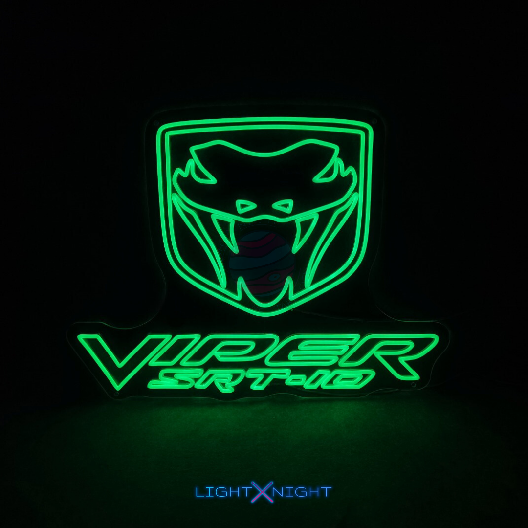 Dodge Viper SRT-10 Neon Sign