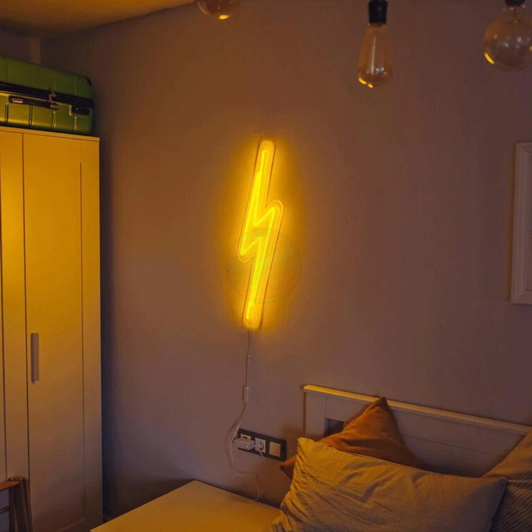 Lightning Bolt Neon Sign