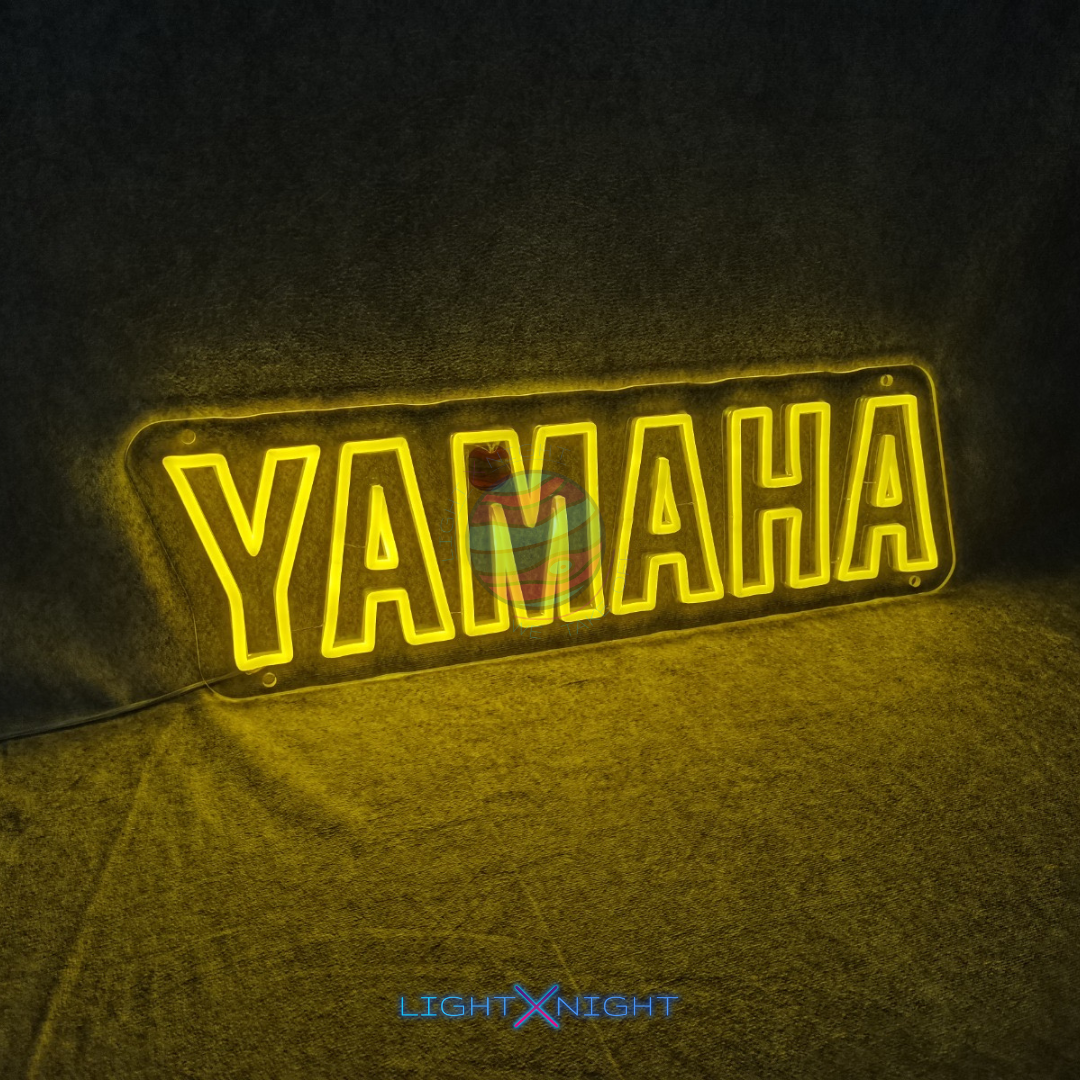 Yamaha Font Neon Sign