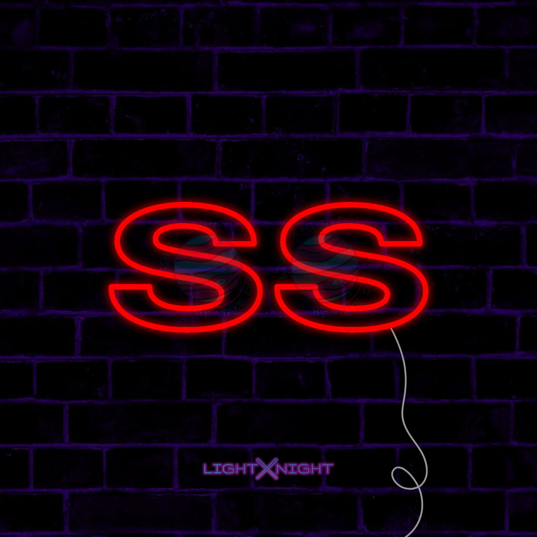 Chevy SS Neon Sign, Chevrolet SS Neon Sign