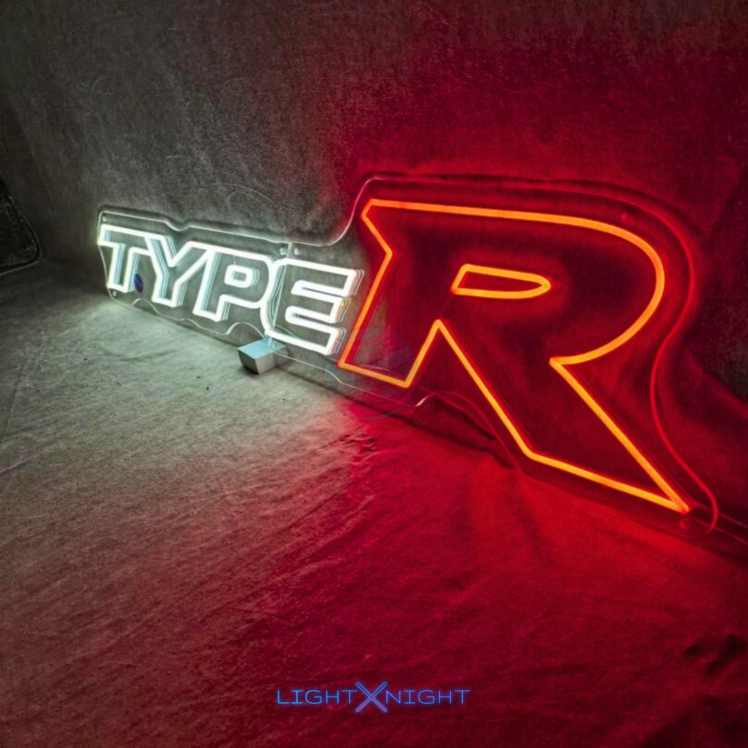 Type R Neon Sign, Type R Led Sign, Type R Merchandise, Type R Led Neon Sign