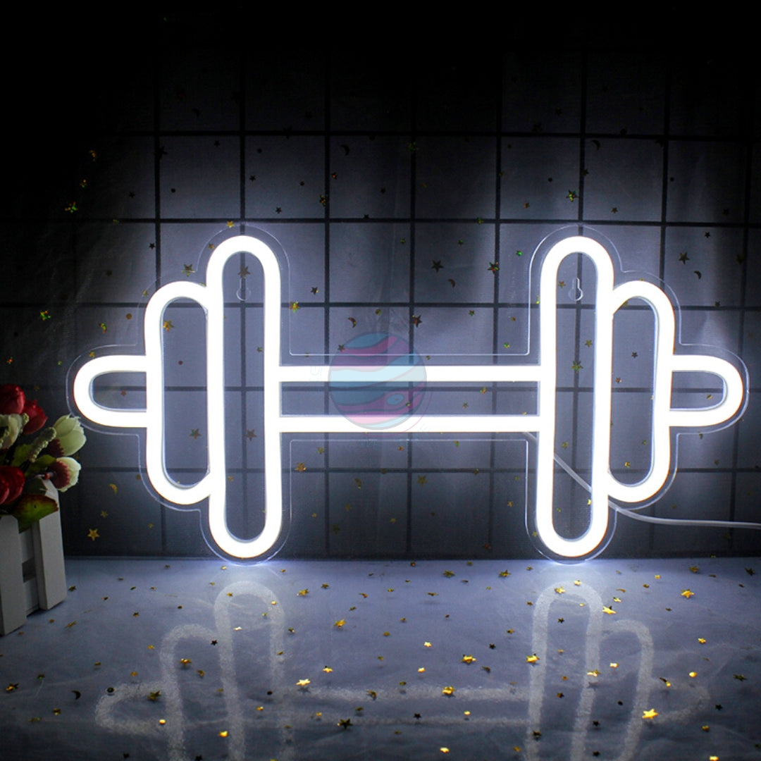 "Dumbbell" Neon Sign