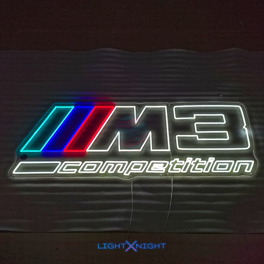 BMW M3 Competition Neon Sign