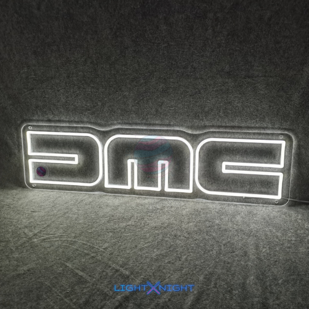DeLorean Motor Company Neon Sign, DMC Neon Sign