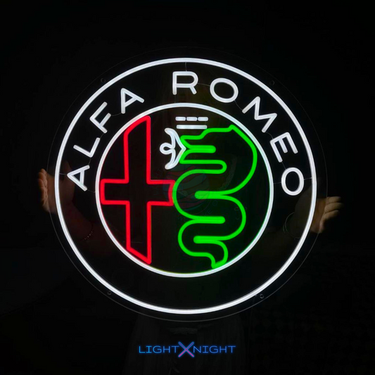 Alfa Romeo Neon Sign