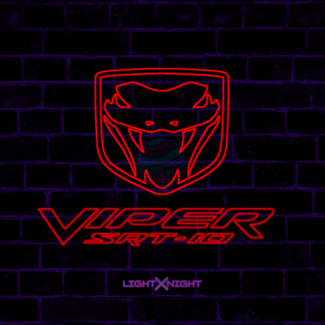 Dodge Viper SRT-10 Neon Sign