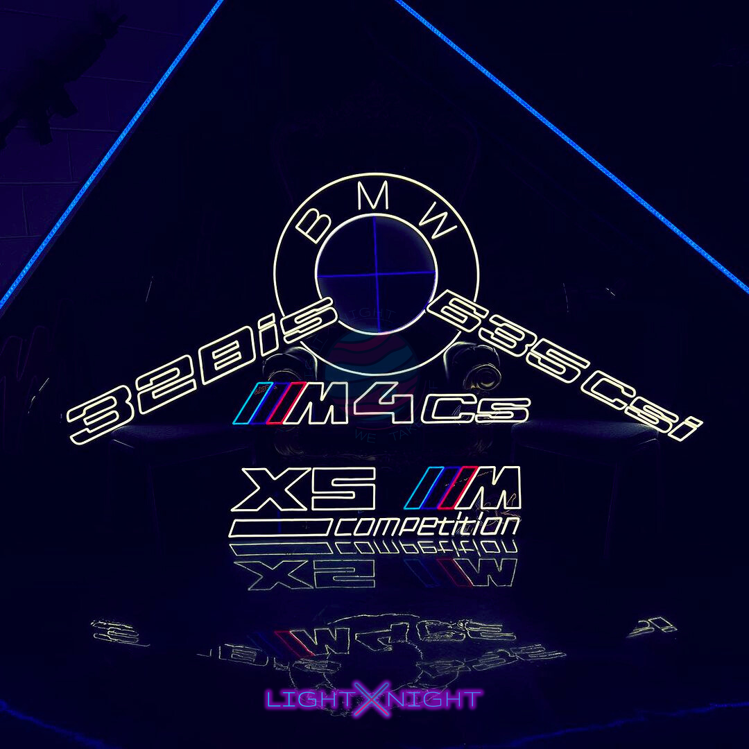 BMW M4 Neon Sign, BMW M4 Led Neon Sign, BMW M4 Neon Light, BMW M4 Decoration, BMW M4 Merchandise