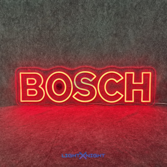 Bosch Font Neon Sign