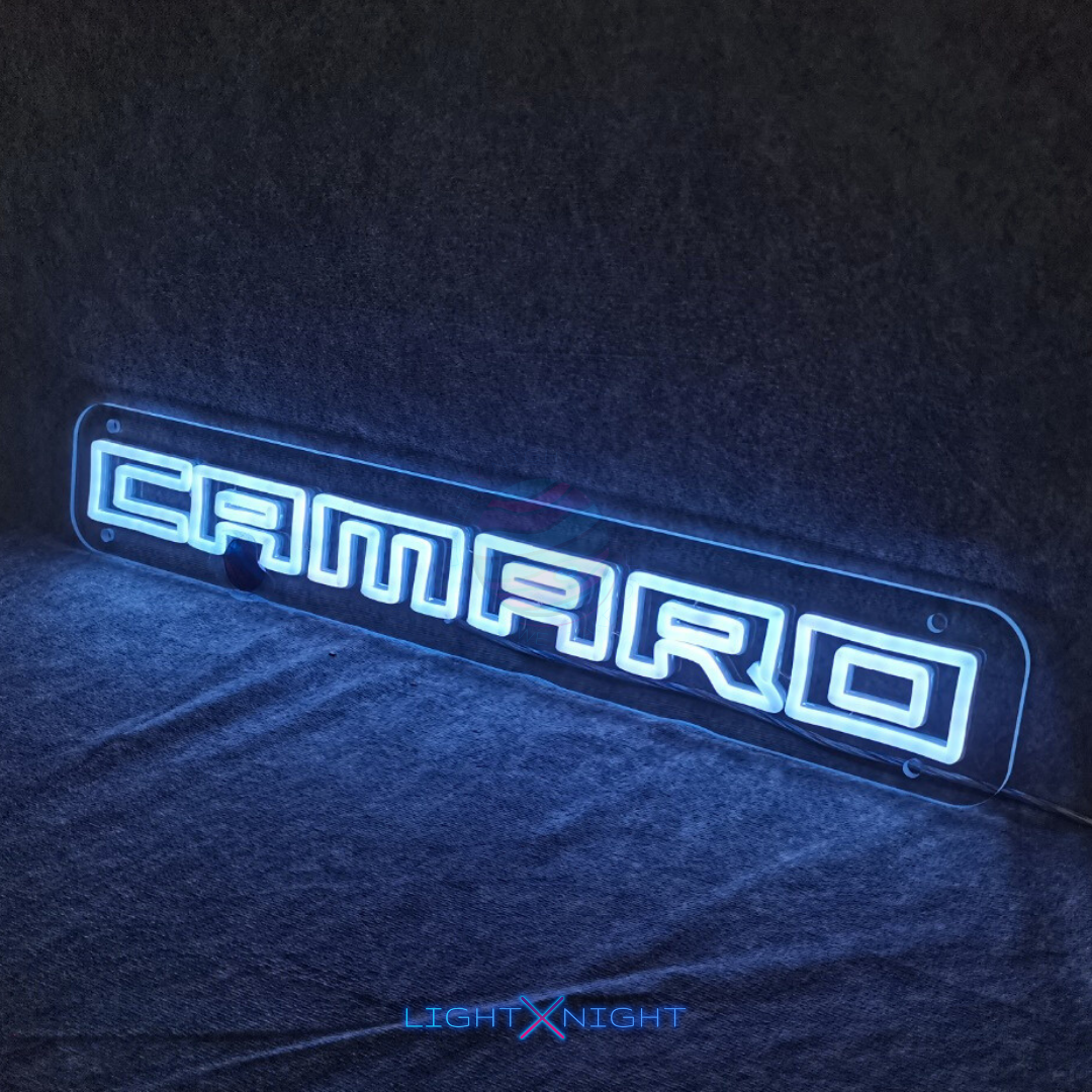 Chevrolet Camaro Font Neon Sign