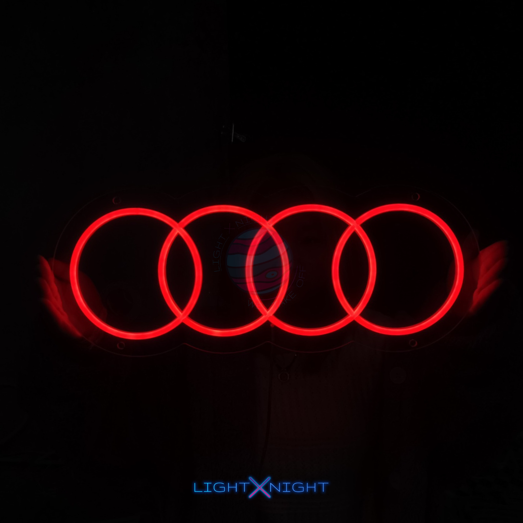Audi Rings Neon Sign