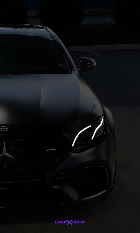 Mercedes AMG E63s Neon Poster