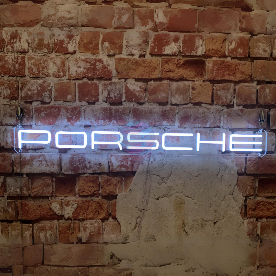 Porsche Led Neon Sign, Porsche Neon Light, Light X Night Porsche Neon Sign