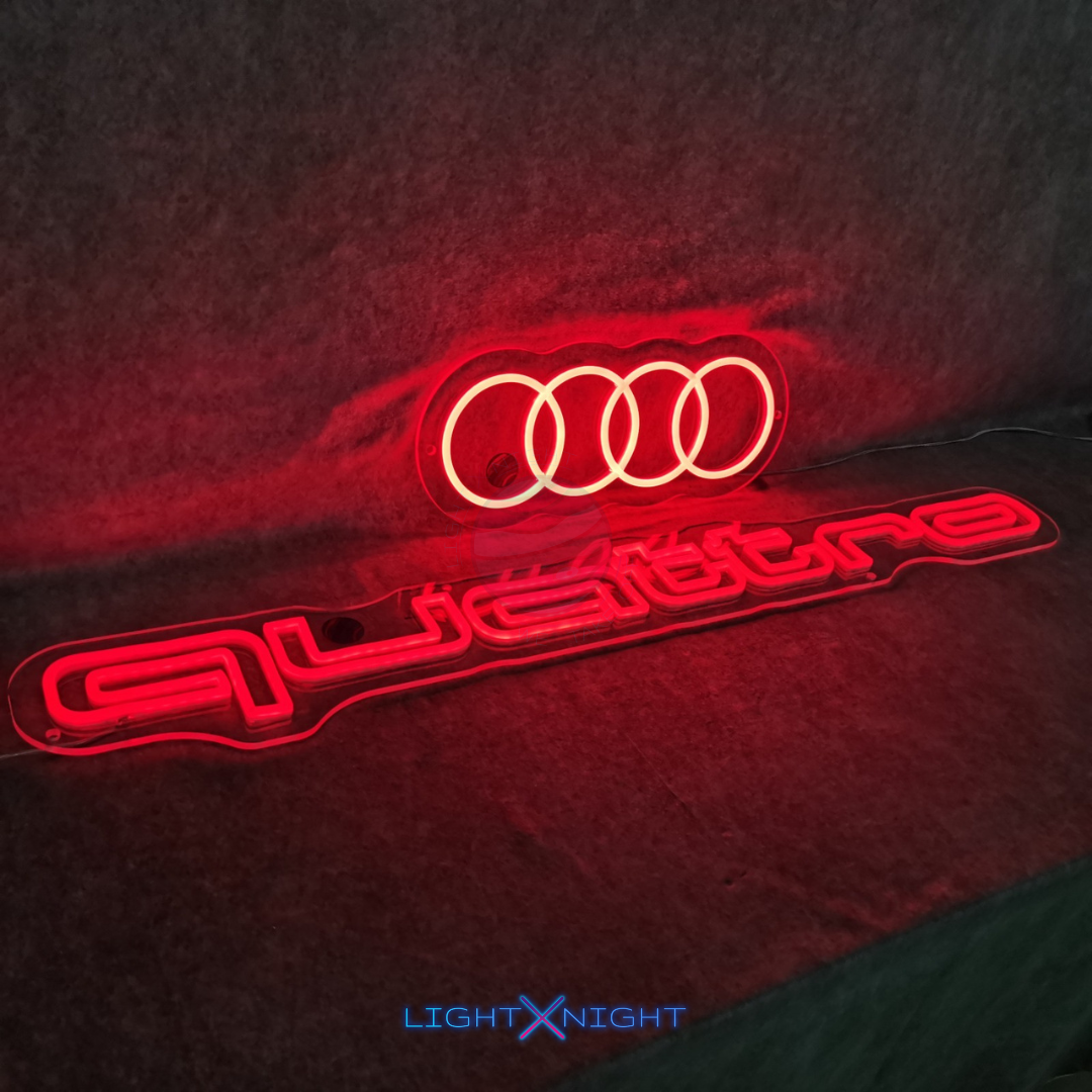 Audi Rings Neon Sign
