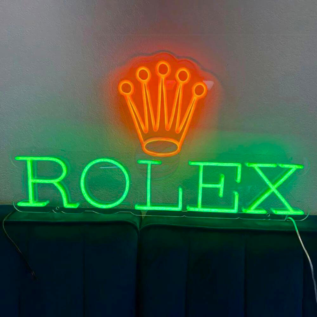 Rolex Led Neon Sign, Rolex Neon Light, Light X Night Rolex Neon Sign
