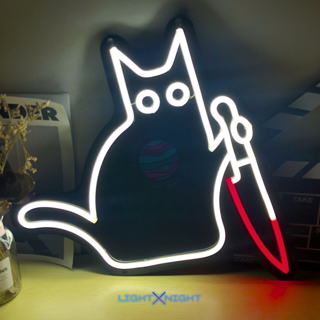 Cat Killer Neon Sign