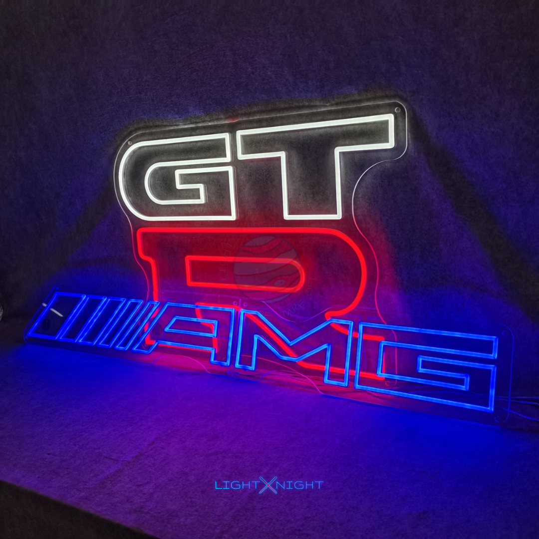 AMG Neon Sign, AMG Led Neon Sign, AMG Mercedes Decoration, AMG Neon Light