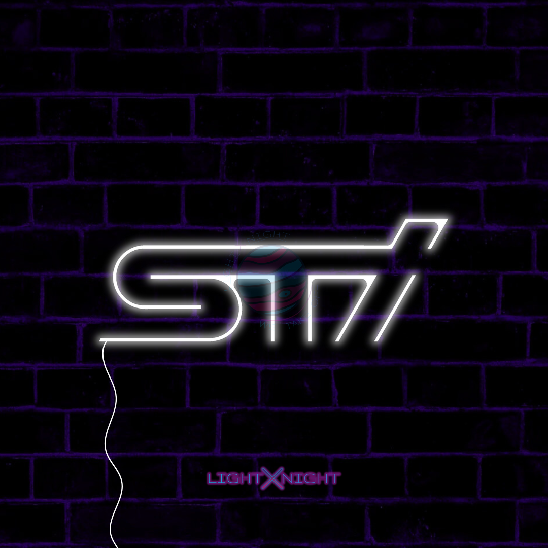 STI Neon Sign