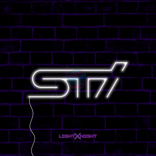 STI Neon Sign
