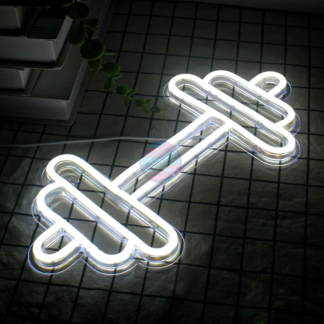 "Dumbbell" Neon Sign