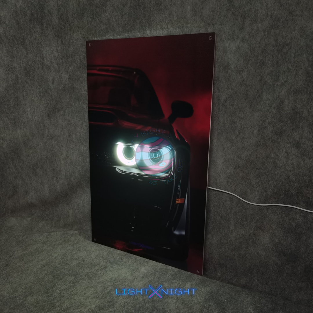 Dodge Demon Neon Poster