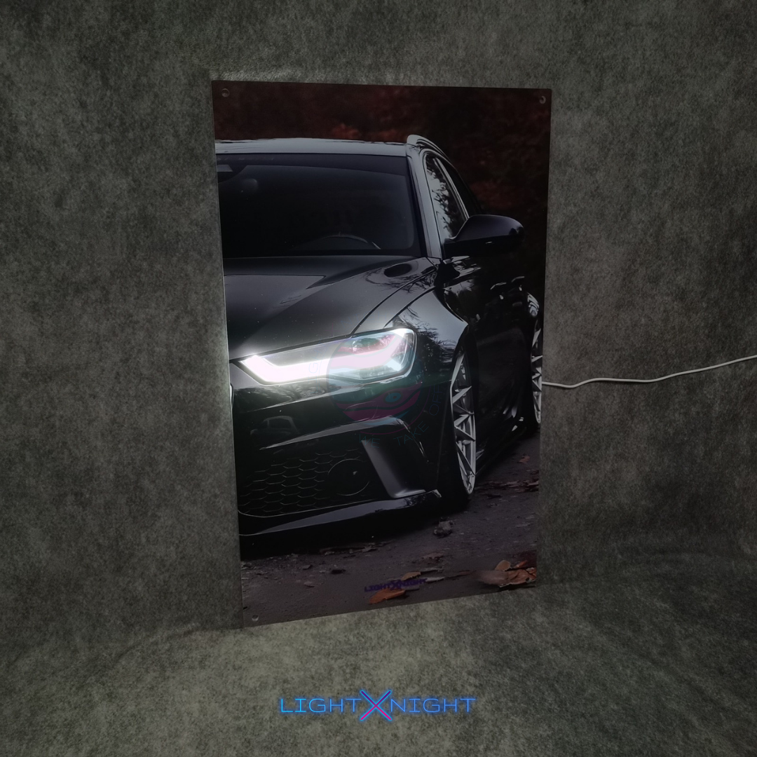 Audi RS6 C7 Neon Poster