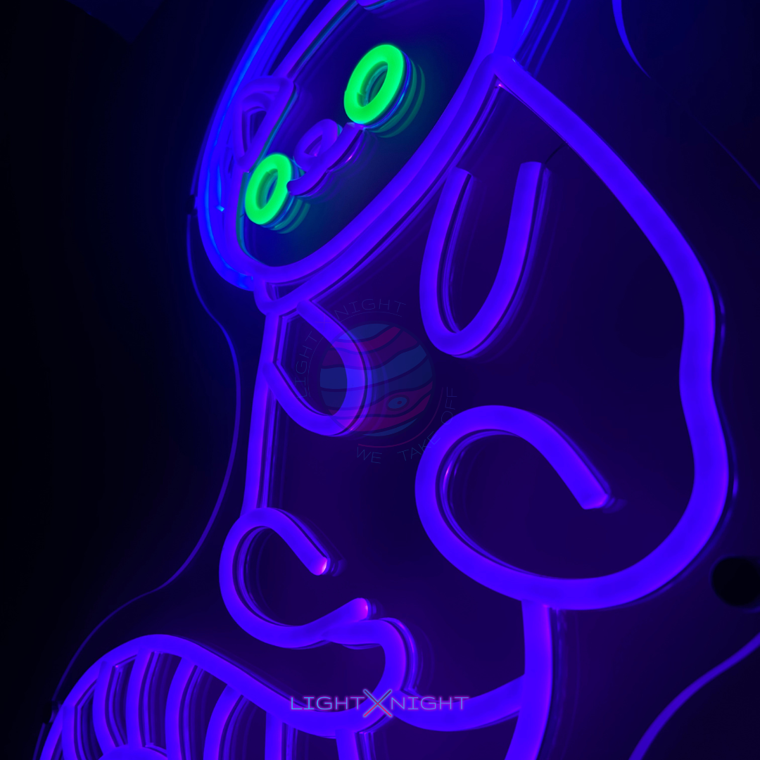 Space Cat Neon Sign, Space Neon Sign, Cat Neon Sign