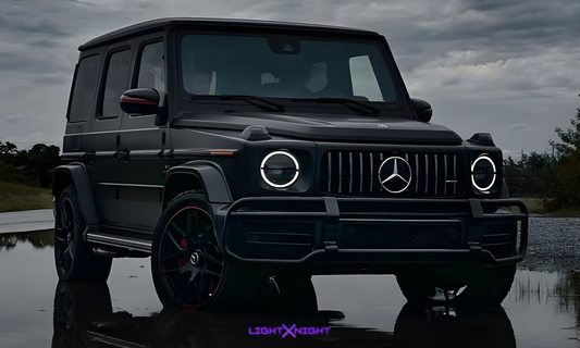 Mercedes G-Class Horizontal Neon Poster