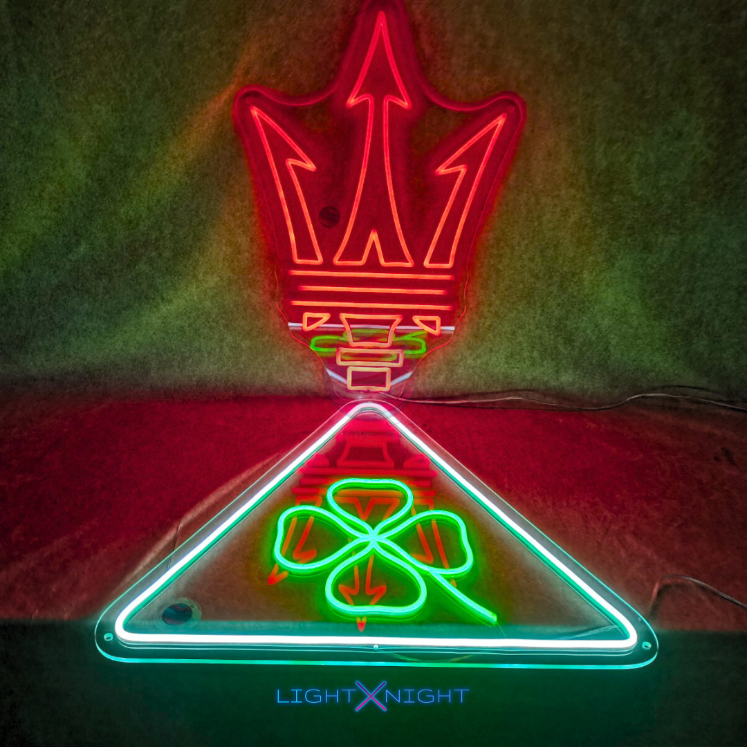 Alfa Romeo Clover/Quadrifoglio Neon Sign