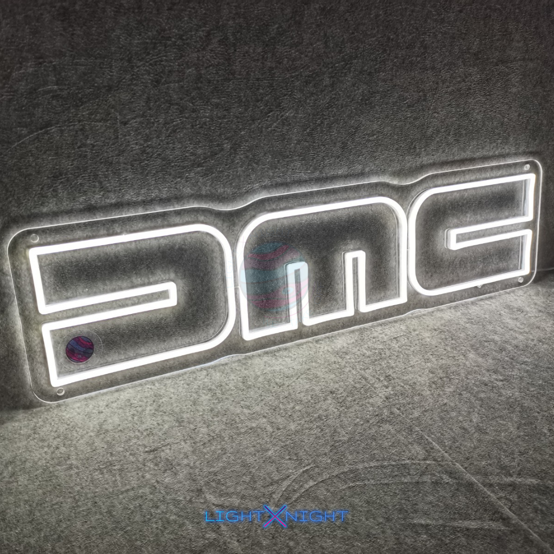 DeLorean Motor Company Neon Sign, DMC Neon Sign