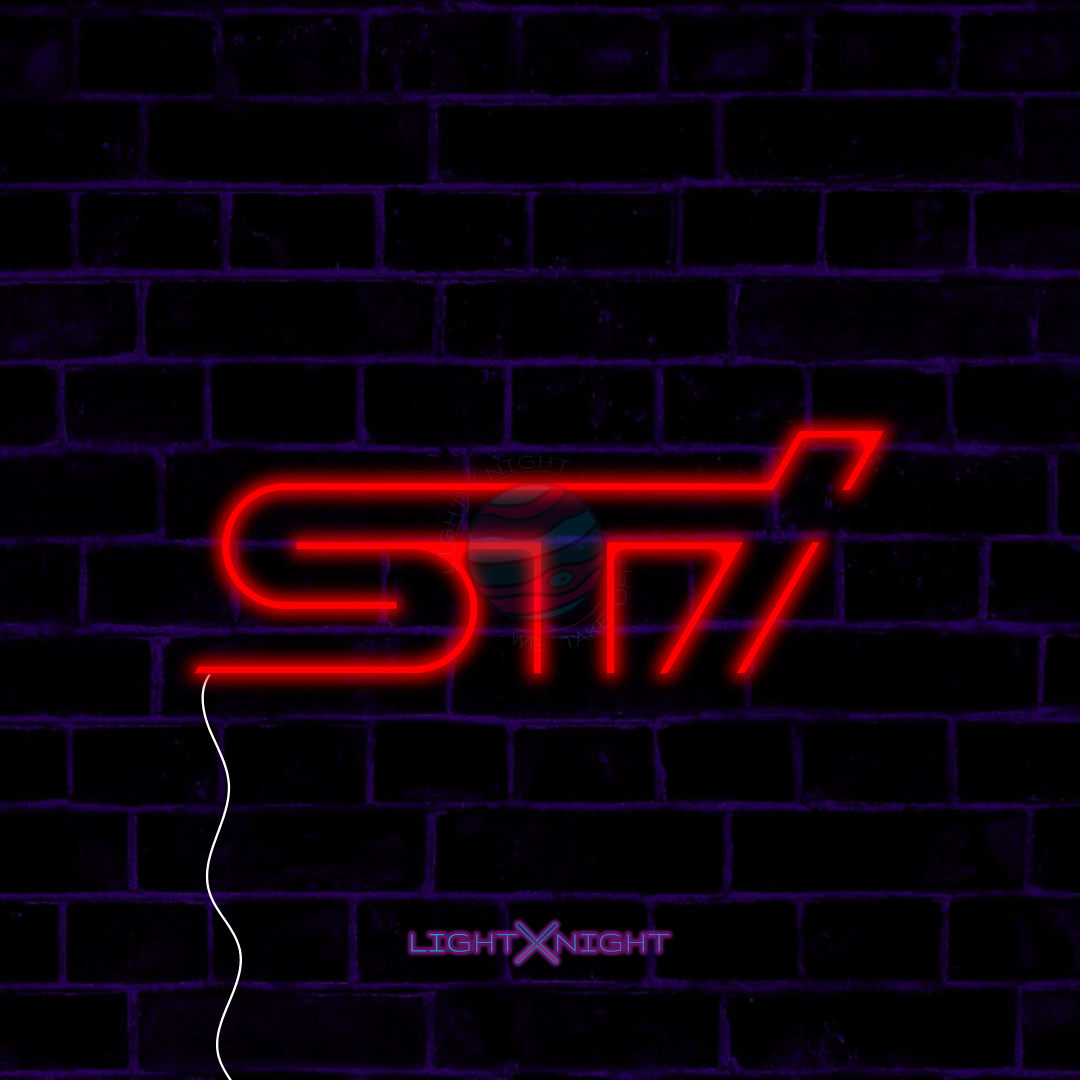 STI Neon Sign