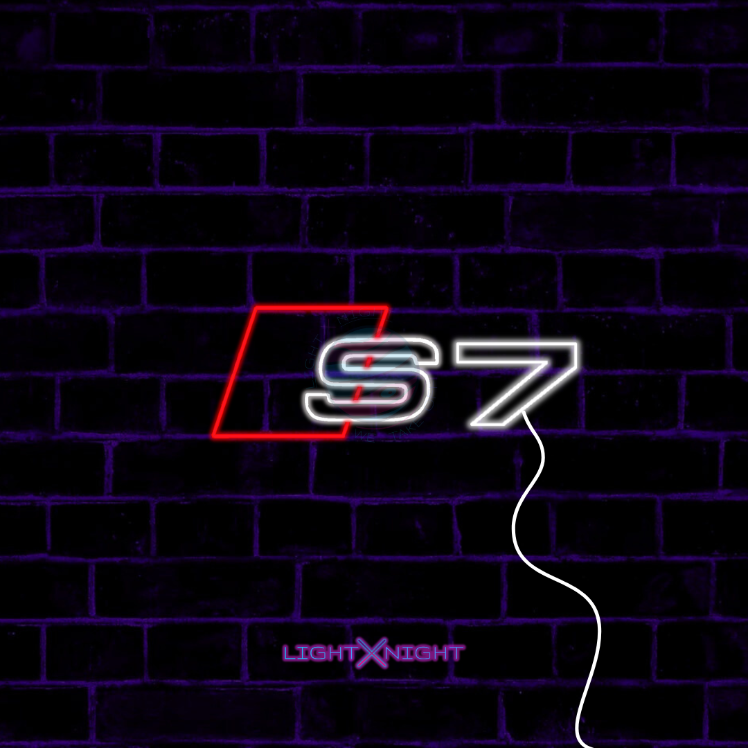 Audi S67Led Neon Sign, Audi S7 Neon Light, Light X Night Audi S7 Neon Sign