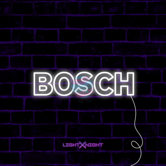 Bosch Font Neon Sign